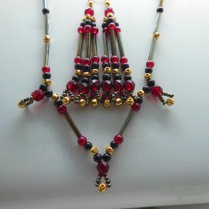 Handmade Set Earrings and Necklace - New Autumn Design